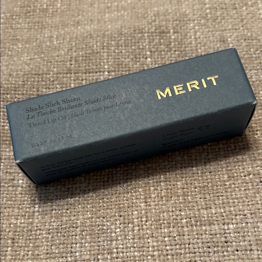 Merit Tinted Lip Oil in Twin Set, NIB